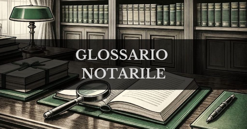 Glossario notarile - Copertina