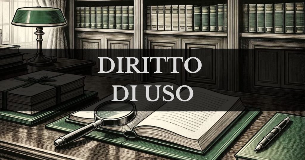 Diritto di uso - Copertina