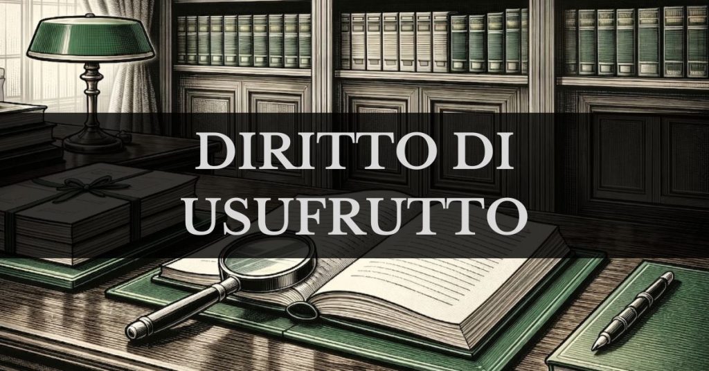 Diritto di usufrutto - Copertina