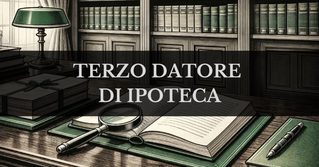 Terzo datore di ipoteca - Copertina