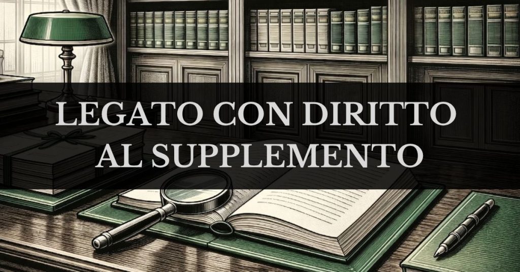 Legato con diritto al supplemento - Copertina